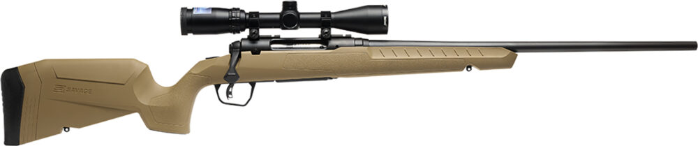 SAVAGE ARMS AXIS 2 6.5CR BL/FDE 22" PKG  #