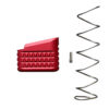BACKUP MAG EXT FOR GLK 19/23 +5 RED