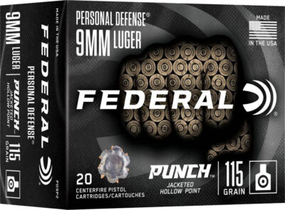 FDR 9MM 115GR PUNCH JHP 20RD