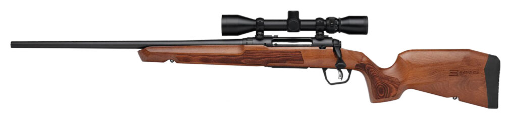 SAVAGE ARMS AXIS 2 243WIN WOOD 22" PKG LH#