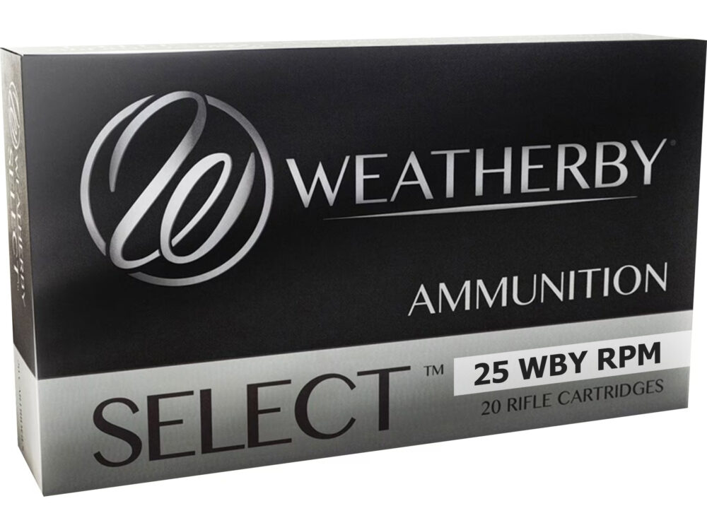 WEATHERBY 25WBY RPM 107GR HAMMER CUSTOM