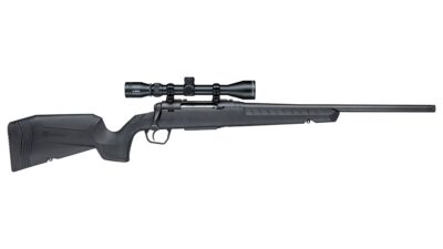 SAVAGE ARMS AXIS 22-250 BL/SYN 20" PKG TB