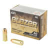 CCI BLAZER BRASS 9MM 115GR JHP 20