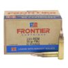 Hornady Frontier Rifle Ammunition .223 Rem 55 gr FMJ 3240 fps 50/ct(Oriented)
