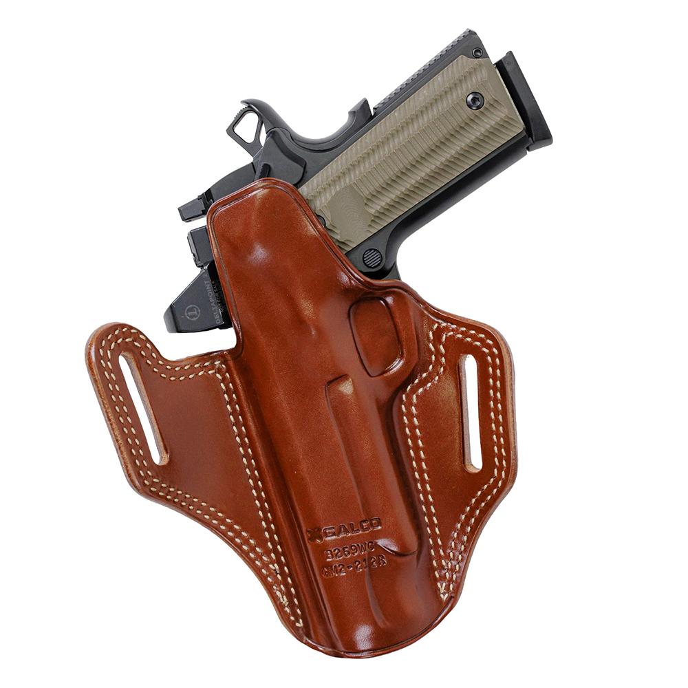 Galco Combat Master 2.0 Belt Holster for Glock 43/43x With or Without Red Dot Tan RH