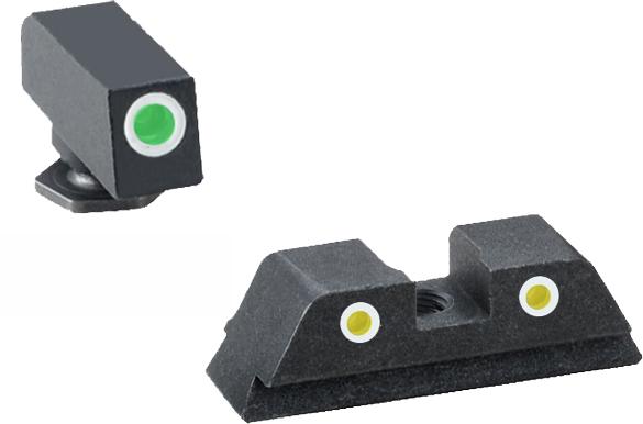Ameriglo Classic Tritium NIght Sight Set 3-Dot for GLOCK 1719 22 23 24 26 27 33 34 35 37 38 39