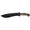 Kershaw Camp 10 Fixed Machete Knife 10" Recurve Blade Tan and Black