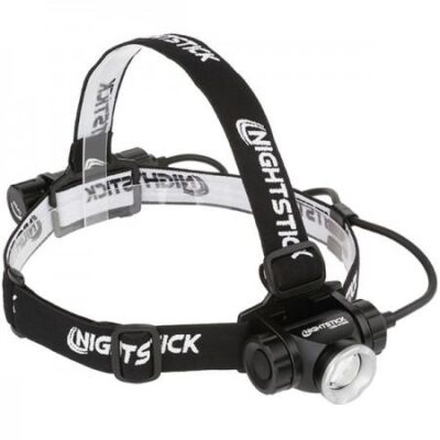 Nightstick Adjustable Beam Headlamp ? USB Rechargeable 1000/600/250 Lumens