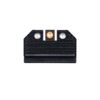 Night Fision Optics Ready Stealth Night Sight Set Orange Front Black Rear for Glock 43x MOS