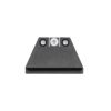 Night Fision Suppressor Height Night Sight Set White Front Black Back for Glock