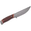Old Timer Frontier Fixed Blade Knife 5" Drop Point Blade Wood Box