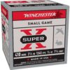 Winchester Super-X High-Brass Shotshells .410 ga 2-1/2" 1/2 oz 1245 fps #7.5 25/ct