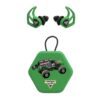 Axil Monster Jam X30i Ear Plugs 15dB or 19dB Grave Digger Green