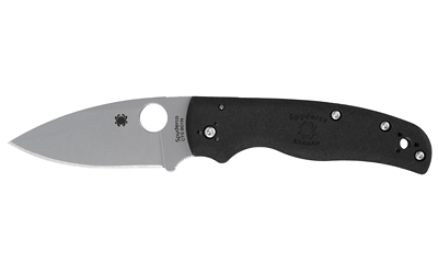 SPYDERCO SHAMAN LTWT 3.58" BLK/SLV