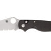 SPYDERCO BUTTONUP CF PS 3.27" BK/SLV