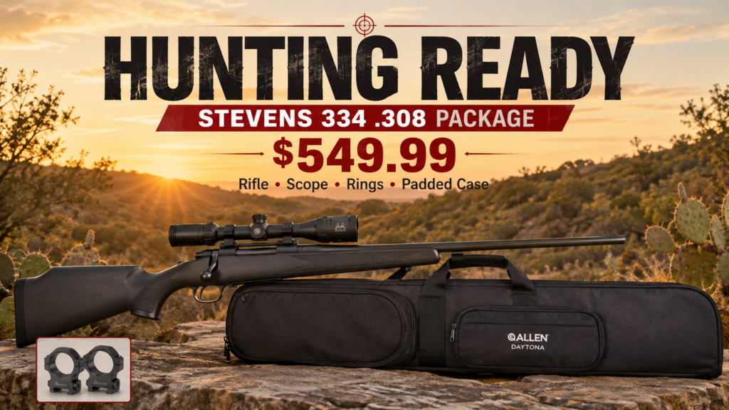 Stevens 334 .308 Hunting Ready Package