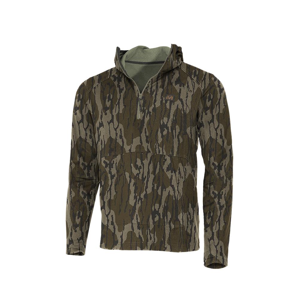 Muddy DV8 Quest Midweight Quarter Zip Hoodie Mossy Oak Bottomland L
