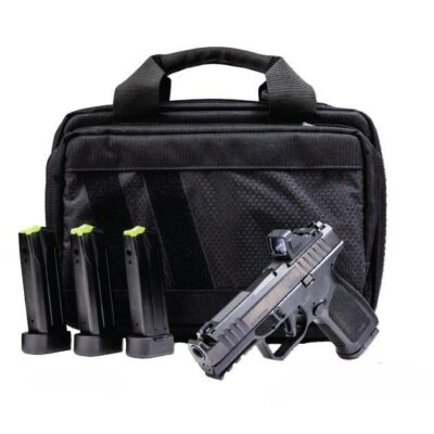 Rost Martin RM1S Comp Handgun Bundle 9mm Luger 15(4)rd Magazines 3.6" Barrel Black Viridian Red Dot Pistol