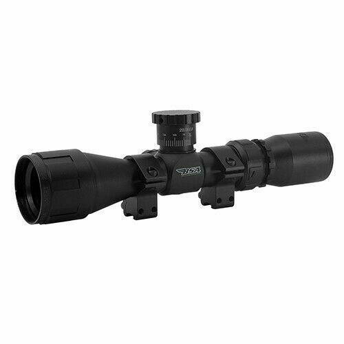 BSA Sweet .22 AO Compact Rifle Scope 2-7x32mm 1" SFP 30/30 Black with Dovetail Rings