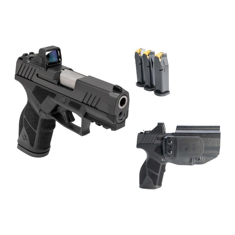 Taurus GX2 TORO Handgun Kit 9mm Luger 13rd Magazine(2) 3.38?? Barrel Black Slide/Frame Holster & Red Dot