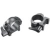 Weaver Grand Slam Leaver-Lok Top Mount Steel Scope Rings 1" Medium Matte