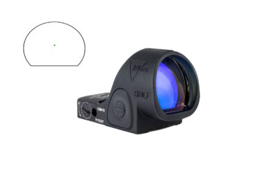 TRIJICON SRO ADJ SIGHT LED 1.0 MOA GRN