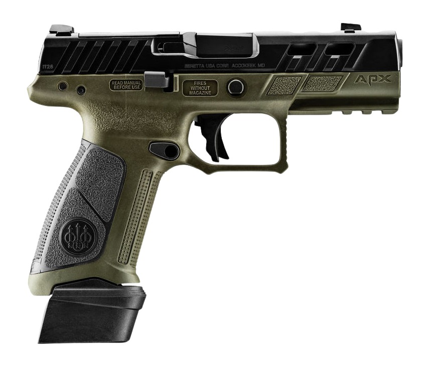 BERETTA APX A1 PORTED 9MM BLK/OD 10+1
