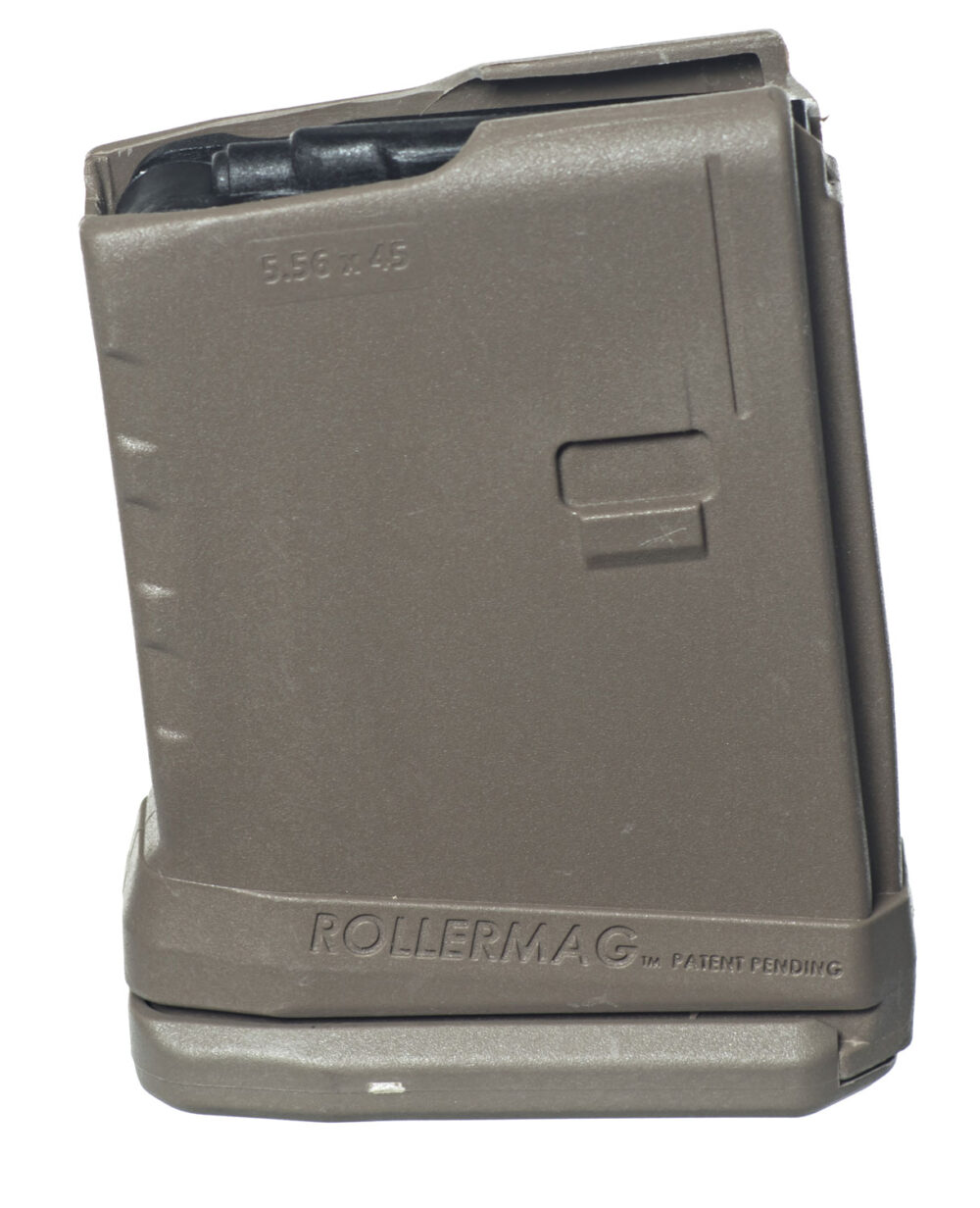 Promag AR-15 Polymer Magazine For AR-15 5.56mm Roller Follower - 5/rd Flat Dark Earth