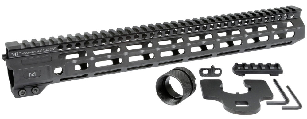 MIDWEST COMBAT RAIL 15" HNDGRD MLOK