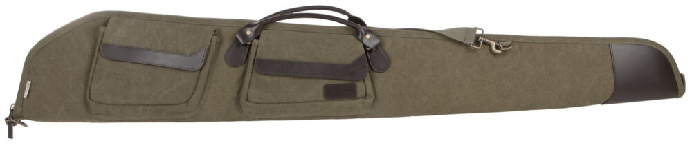 Heritage Cases 54352 North Platte Shotgun Case Olive Canvas/Leather 52"
