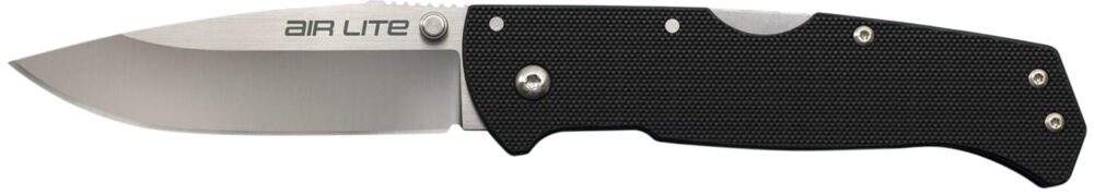 Cold Steel Air Lite Lockback Knife Drop Point 3-1/2" Blade Black G-10