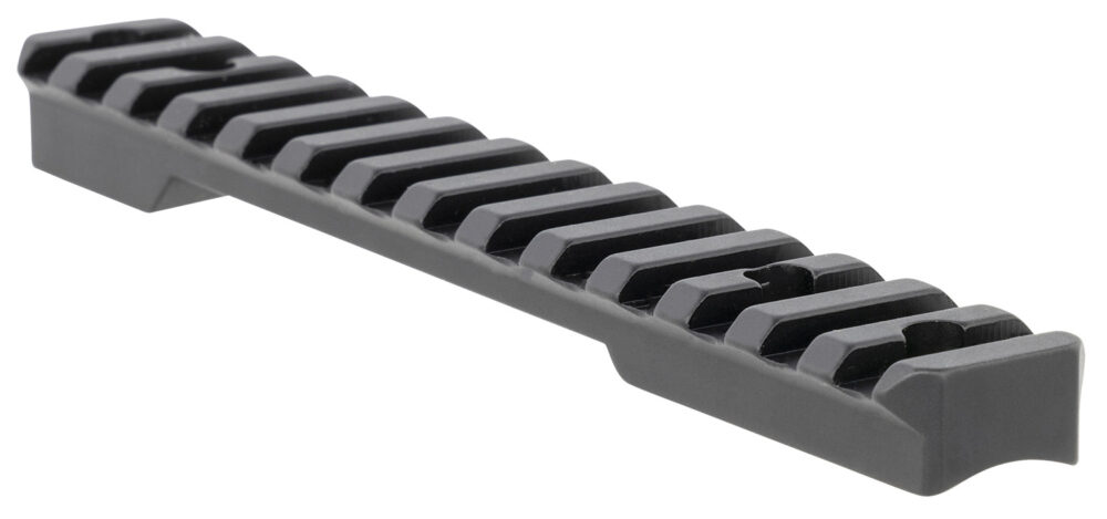 Talley PSM258763 Fierce Picatinny Rail  Black Anodized Short Action 20 MOA