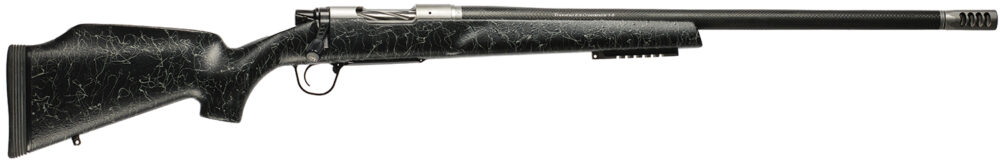 Christensen Arms 8011003400 Traverse  Full Size 7mm PRC 3+1 26" Natural Stainless Steel Threaded Barrel, Natural Stainless Aluminum Receiver, Black w/Gray Webbing Fixed Monte Carlo w/Raised Comb Stock