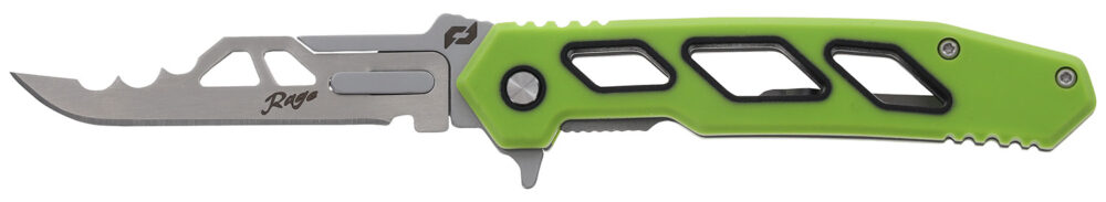 Schrade Isolate Enrage 7 Folding Knife 2-3/5" Replaceable Blade Green