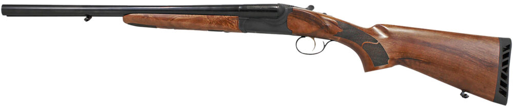 Iver Johnson Arms IJ800-20 IJ800  12 Gauge Break Open 3" 2 Shot 20" Black Side By Side Barrel, Black Steel Receiver, Fixed Walnut Wood Stock, Ambidextrous