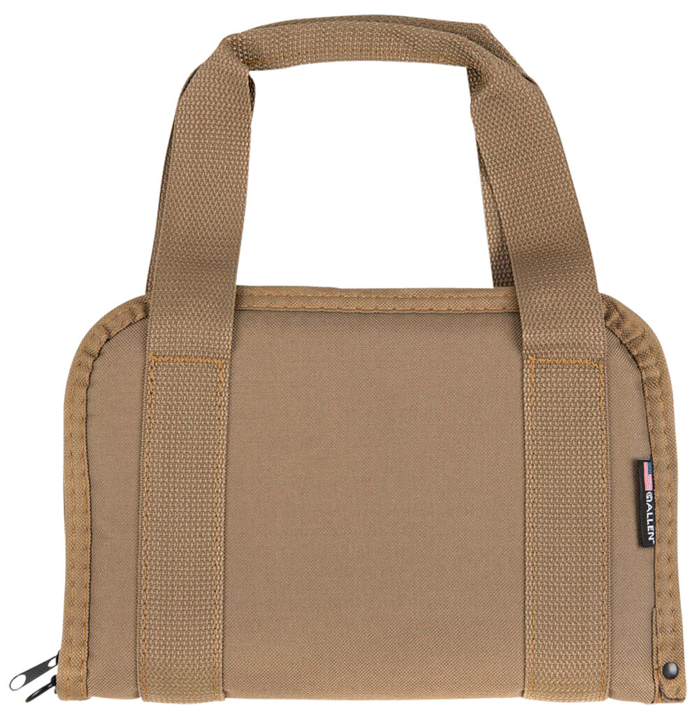 Allen 3642 Pistol Tote  Flat Dark Earth Endura 11.50" Long Lockable Holds 1 Handgun