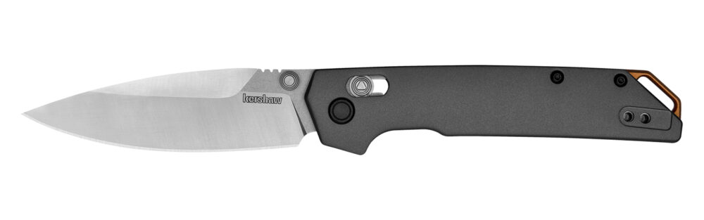 Kershaw Iridium Folding Knife 3-2/5" Spear Point Blade Grey