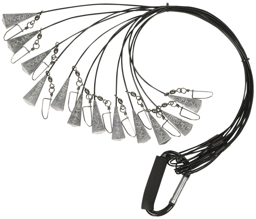 Higdon Outdoors 30323 Battleship Rig  Black 36" Long 12 Pack