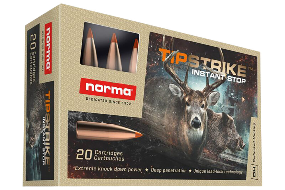 Norma TipStrike Rifle Ammunition .308 Win 170gr PT 2625 fps 20/ct