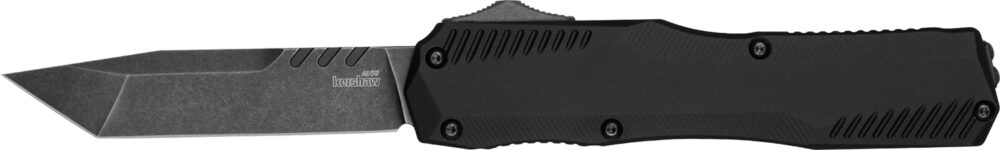 Kershaw Livewire Automatic Knife 3-3/10" Tanto Blade Black