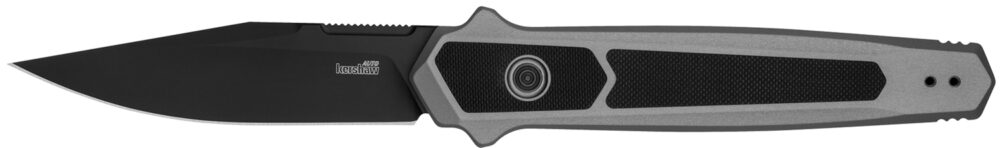 Kershaw Launch 17 Automatic Folding Knife 3-1/2" Clip Point Blade Grey