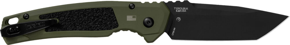 Kershaw Launch 16 Automatic Folding Knife 3-1/2" Tanto Blade Black Olive