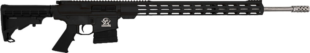 GLFA 243 Win Rifle .243 Win 5rd Magazine 24" 5/8x24 Threaded Barrel Black