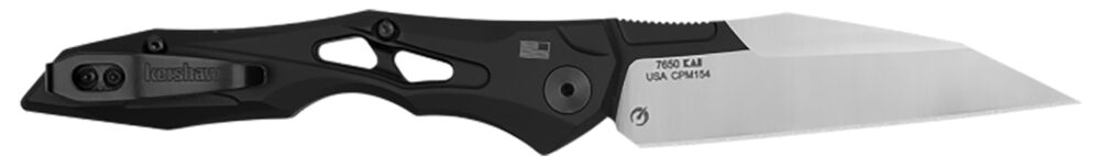 Kershaw Launch 13 Automatic Knife Black 3-1/2" Wharncliffe Blade Black
