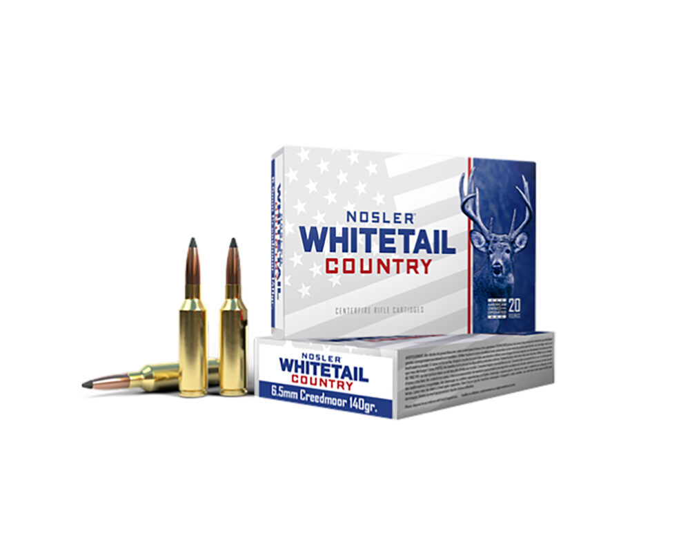 Nosler Whitetail Country Rifle Ammunition 6.5  Creedmoor 140gr SP 2650 fps 20/ct