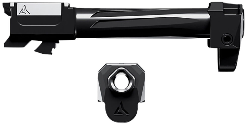 Radian Weapons R0859 Ramjet & Afterburner Combo 9mm Luger Compatible w/ Glock 43X, Black Stainless Steel