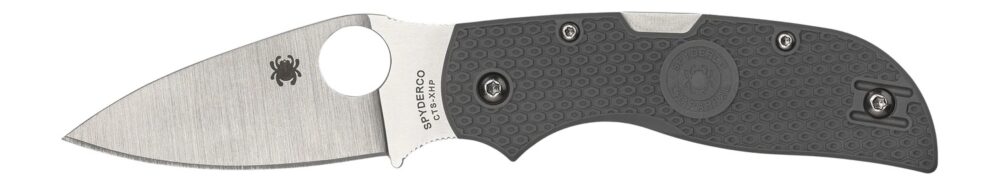 Spyderco C152PGY Chaparral Lightweight 2.80" Folding Drop Point Plain Gray Satin CTS XHP Steel Blade 3.60" FRN Handle