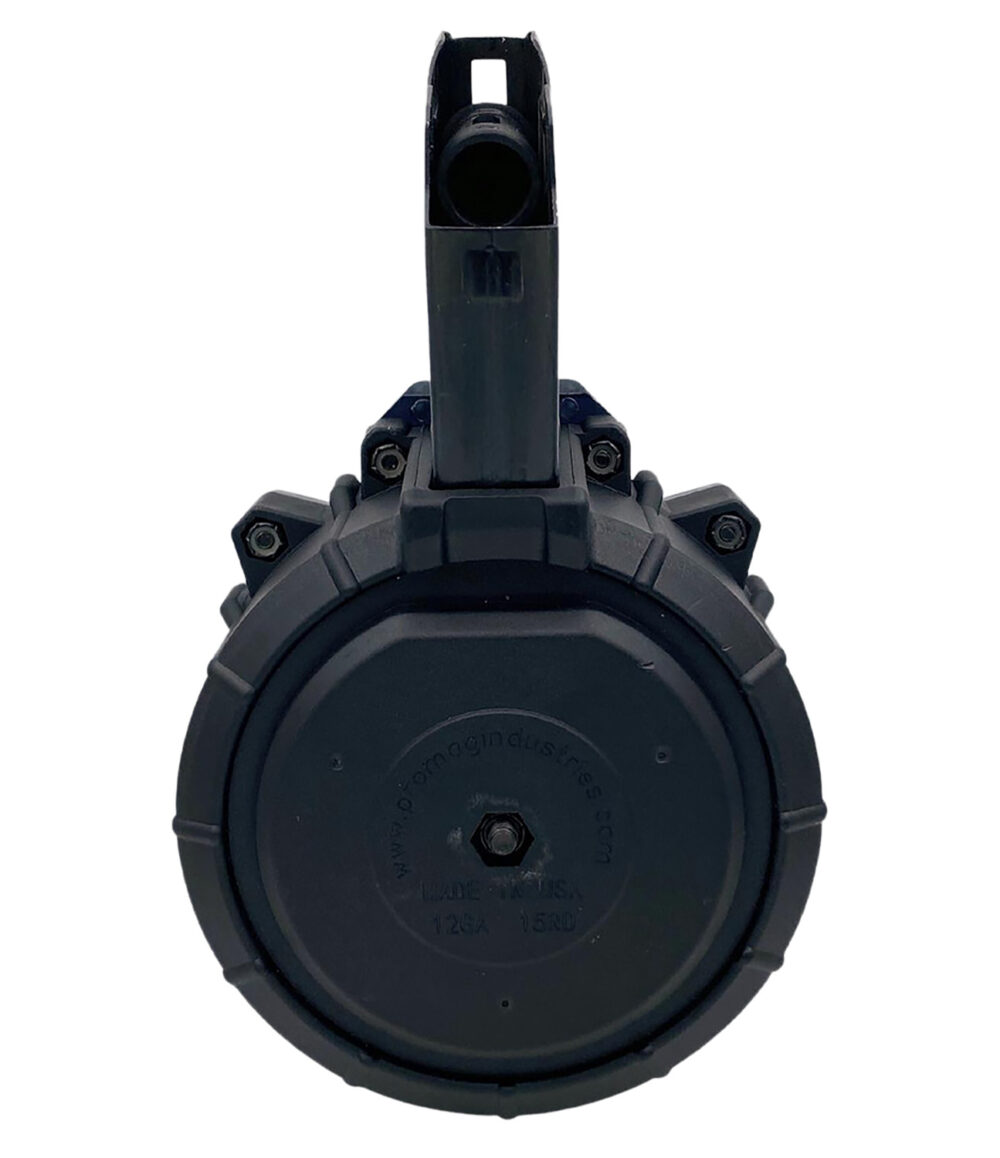 Promag MKA 1923 Shotgun Magazine Drum Black 12 ga 2 3/4" 15/rd