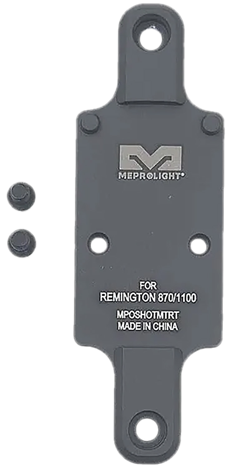 Meprolight USA 901141043 Optics Plate Shotgun Matte Black Aluminum Remington 870 RMR Footprint Mount