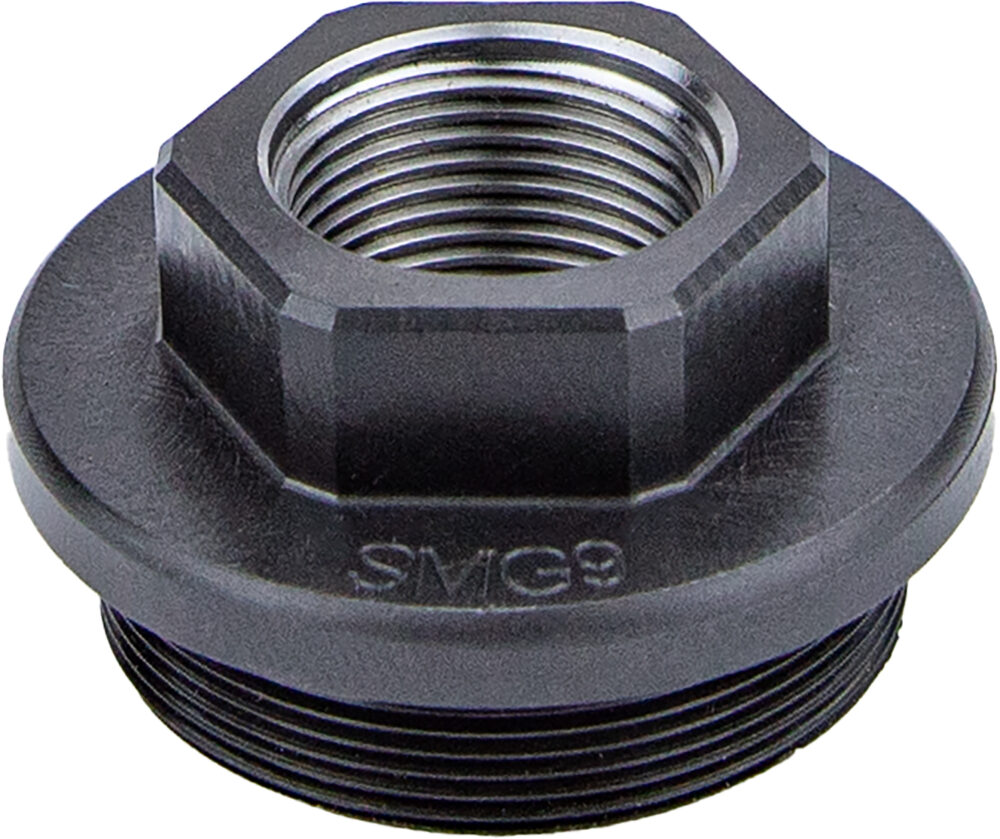 Kgm Suppressors A-SMG9-DTA-S-4 SMG9 Direct Thread Adapter Black Nitride Steel M13.5x1 LH Threads